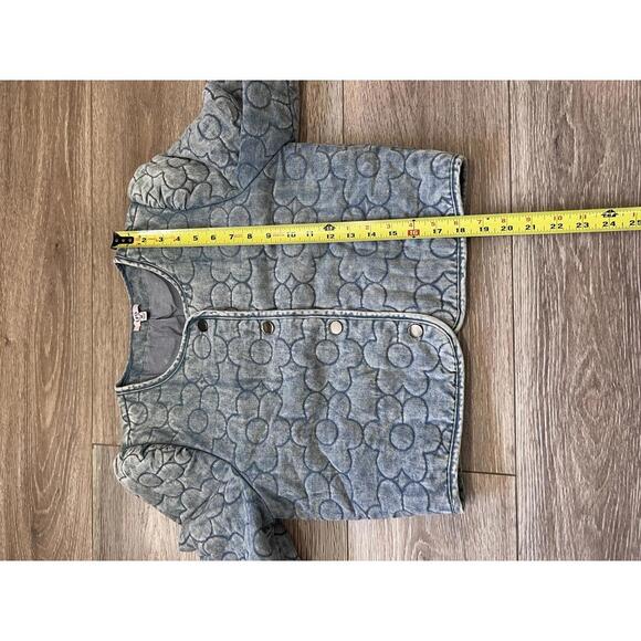 LFD Women's Quilted Denim Jacket Medium - Picture 6 of 8